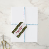 Handgemaakt met liefde bij Christmas Label Cadeaulabel (Met Touw)