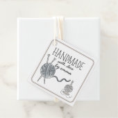 Handgemaakt met liefde Breien Garen Dank u Bedankjes Labels (In situ)