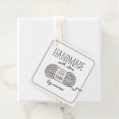 Handgemaakt met liefde Breien Garen Dank u Bedankjes Labels (In situ)