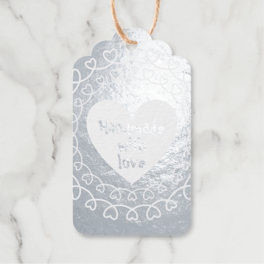 Handgemaakt met liefde cadeaulabels (Voorkant)
