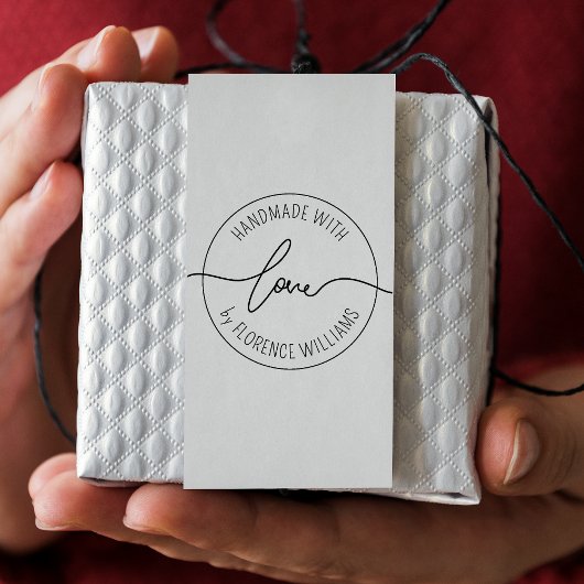 Handgemaakt met liefde | Cirkelminimalistische aan Rubberstempel