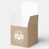 handgemaakt met liefde | Dank u voor de doos Bedankdoosjes (Geopend)