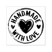Handgemaakt met liefde Doodle Hearts Self Inking S Zelfinktende Stempel (Design)