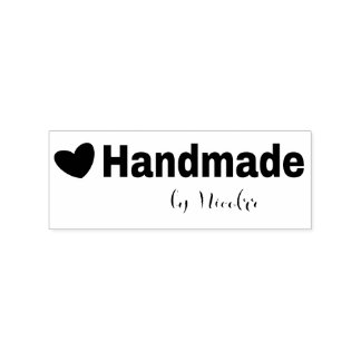 Handgemaakt met liefde door Rubber Stamp Rubberstempel