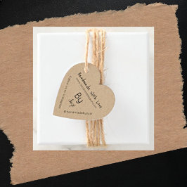 Handgemaakt met liefde door suzi Heart Price Label