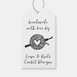 Handgemaakt Met Liefde Haakwerk Cadeaulabel