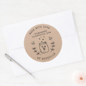 Handgemaakt Met Liefde Jam Label Inblikken Sticker (Envelop)