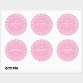Handgemaakt Met Liefde Jam Label Inblikken Sticker (Vel)