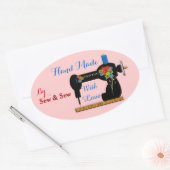 Handgemaakt met liefde klant product labels (Envelop)