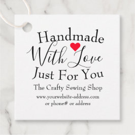 Handgemaakt Met Liefde Kleine Ambachtelijke Zakeli Bedankjes Labels