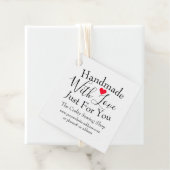 Handgemaakt Met Liefde Kleine Ambachtelijke Zakeli Bedankjes Labels (In situ)