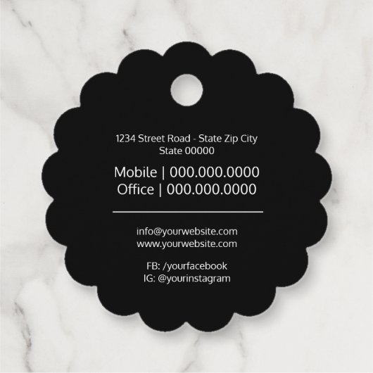 Handgemaakt met liefde label (Achterkant)