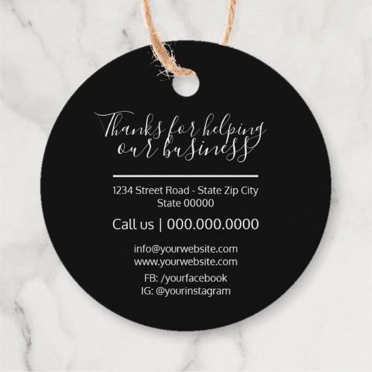 Handgemaakt met liefde label (Achterkant)