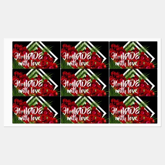 Handgemaakt met LIEFDE Labels (Vel)