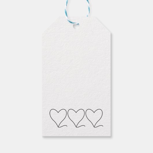 Handgemaakt met liefde labels cadeaulabel (Achterkant)