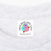 Handgemaakt Met Liefde Lady Bug Floral Gepersonali Labels (Aangebracht)