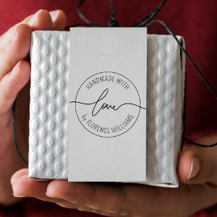 Handgemaakt met liefde Moderne minimalistische d Zelfinktende Stempel