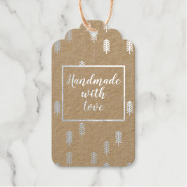 Handgemaakt met Liefde Monogramed Business Info Cadeaulabels