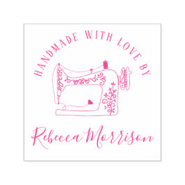 Handgemaakt met liefde | Naaimachine & Douanenaam Zelfinktende Stempel