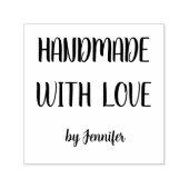 Handgemaakt Met Liefde Professioneel Chic  Zelfinktende Stempel (Design)