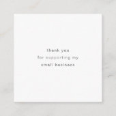 Handgemaakt met liefde roze maan dank je kaart (Achterkant)