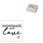 Handgemaakt met liefde rubberstempel (Gestempeld)