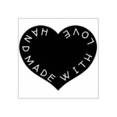Handgemaakt met liefde rubberstempel (Afrduk)