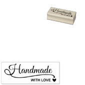 Handgemaakt met liefde rubberstempel (Gestempeld)