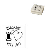 Handgemaakt met liefde rubberstempel (Gestempeld)