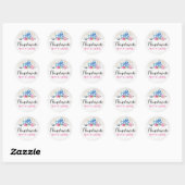 Handgemaakt Met Liefde Rustieke Bohemian Crystal P Ronde Sticker (Vel)