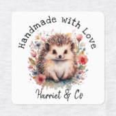 Handgemaakt met Liefde Schattige Hedgehog Labels (Design 2)