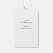 Handgemaakt met Liefde Schattige Naaien Thema Cadeaulabel (Achterkant)