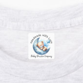 Handgemaakt met Liefde Schattige Teddy Bear Labels (Aangebracht)