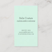 Handgemaakt met Liefde Schattigee Buttonnen Mint V Visitekaartje (Achterkant)