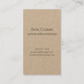 Handgemaakt met Liefde Schattigee Buttonnen Rustic Visitekaartje (Achterkant)