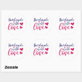 Handgemaakt met liefde - Small Business Sticker (Vel)