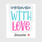 Handgemaakt met liefde - Small Business Sticker (Vel)