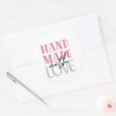 Handgemaakt met liefde - Small Business Sticker (Envelop)