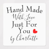Handgemaakt met liefde speciaal voor jou gepersona labels (Design 1)