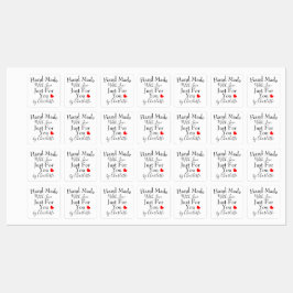 Handgemaakt met liefde speciaal voor jou gepersona labels