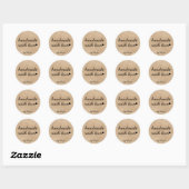 Handgemaakt met liefde - stickers (Vel)