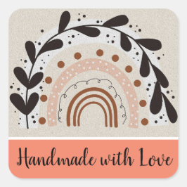 Handgemaakt met liefde stickers