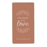 Handgemaakt met liefde terracotta bedrijf