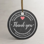 Handgemaakt Met Liefde Trendy Chalkboard Business Bedankjes Labels