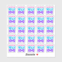 Handgemaakt met liefde - vinylsticker