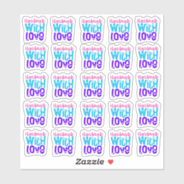 Handgemaakt met liefde - vinylsticker sticker