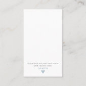 Handgemaakt met liefde Visitekaartje (Achterkant)