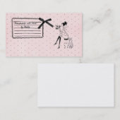 handgemaakt met liefde visitekaartje (Voorkant / Achterkant)