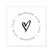 Handgemaakt met liefde  zelfinktende stempel (Design)