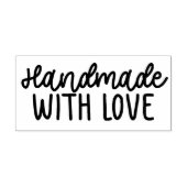 Handgemaakt met liefdesbedrijf Wood Art Stamp Rubberstempel (Afrduk)